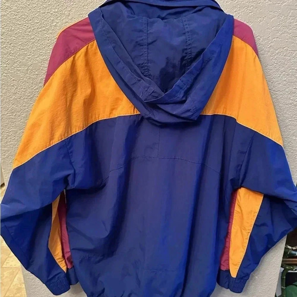 Vintage FILA Expedition Mens Sm Jacket Windbreaker Retro Colorblock Hidden Hood - Picture 3 of 4